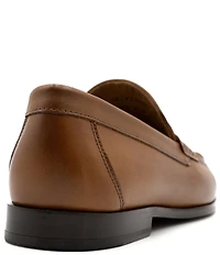 Flag LTD. Men's Vincent Linen and Leather Penny Loafers