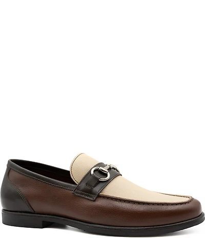 Flag LTD. Men's Walker Colorblock Leather Bit Buckle Loafers
