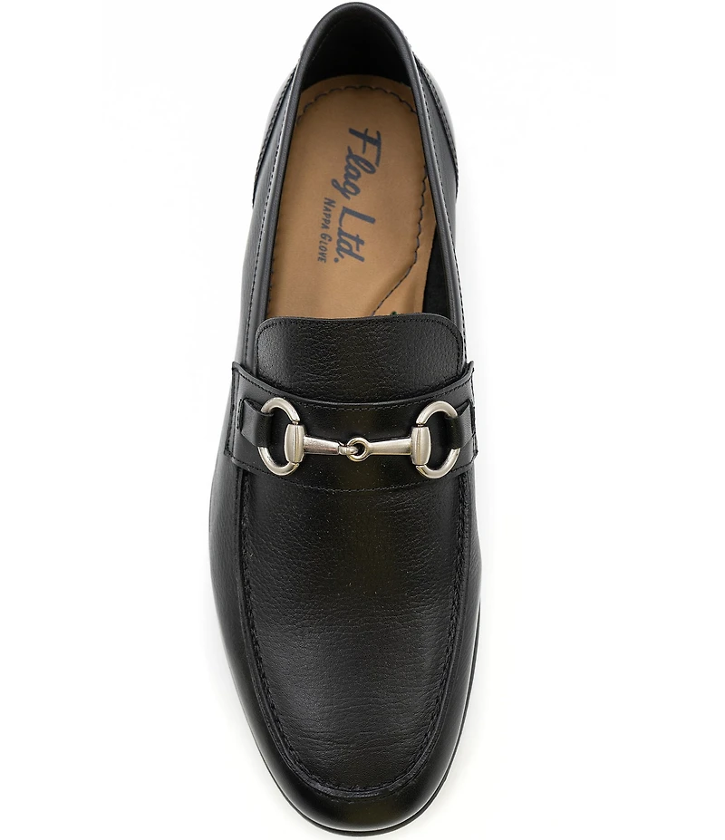 Flag LTD. Men's Walker Leather Bit Buckle Loafers