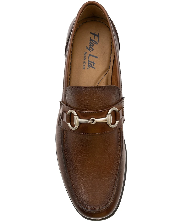 Flag LTD. Men's Walker Leather Bit Buckle Loafers