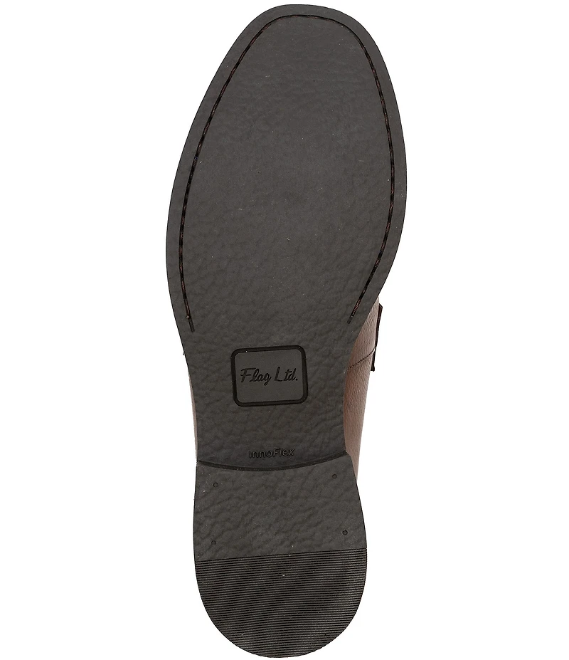 Flag LTD. Men's Walker Leather Bit Buckle Loafers