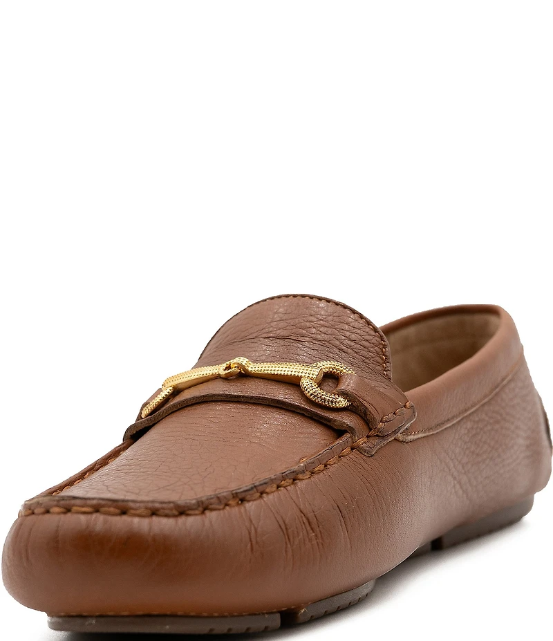 Flag LTD. Women's Morgan Leather Bit Buckle Loafers