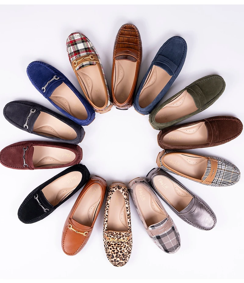 Flag LTD. Women's Morgan Leather Bit Buckle Loafers