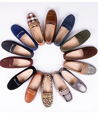 Flag LTD. Women's Morgan Leather Bit Buckle Loafers