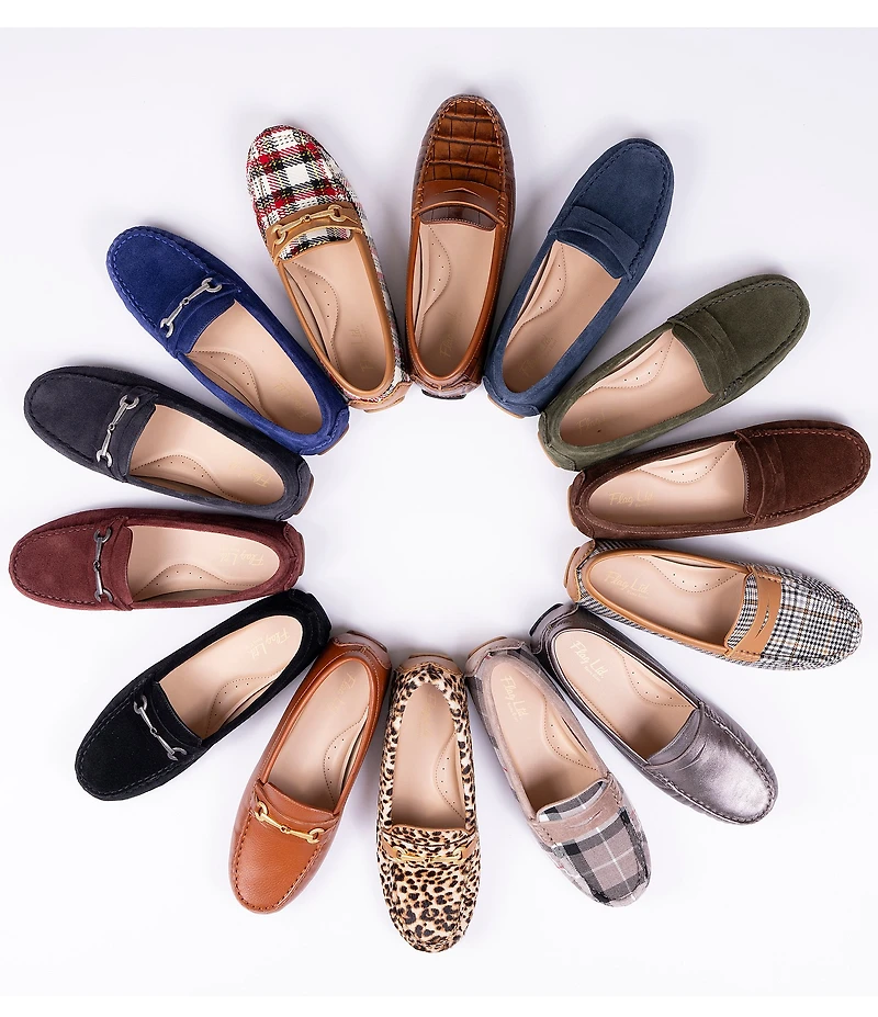 Flag LTD. Women's Morgan Leather Bit Buckle Loafers