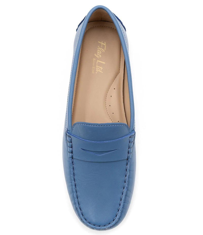 Flag LTD. Women's Morgan Leather Penny Loafers