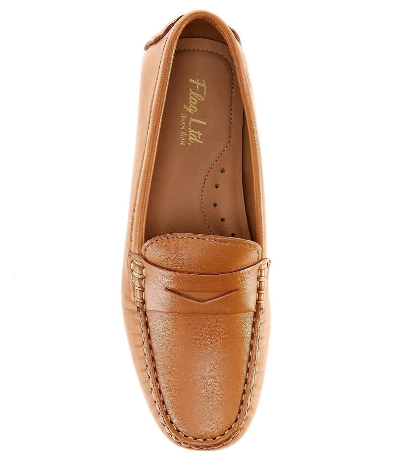Flag LTD. Women's Morgan Leather Penny Loafer Moccasins