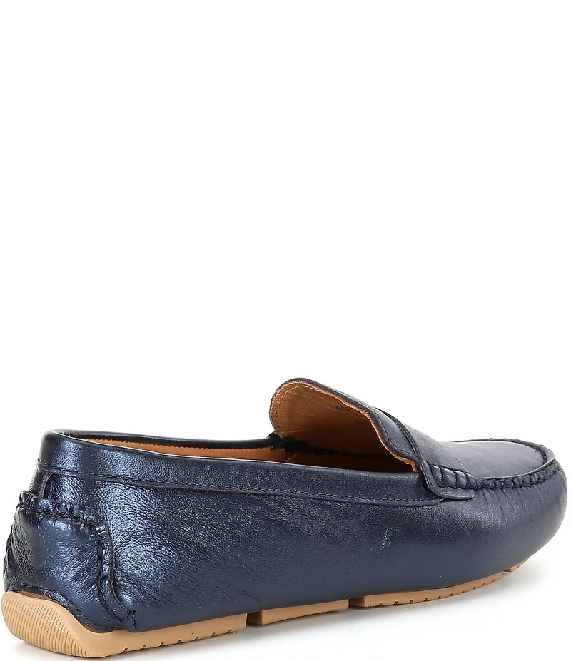 Flag LTD. Women's Morgan Pearl Leather Penny Loafers