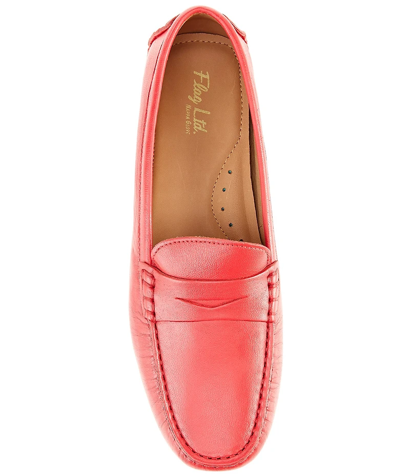 Flag LTD. Women's Morgan Leather Penny Loafer Moccasins
