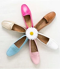 Flag LTD. Women's Morgan Leather Penny Loafers