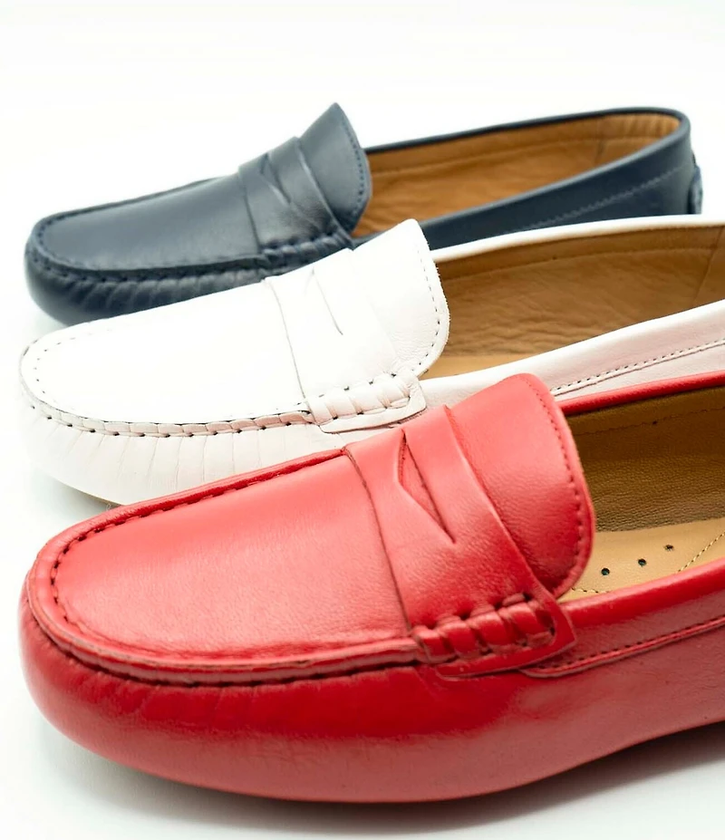 Flag LTD. Women's Morgan Leather Penny Loafers