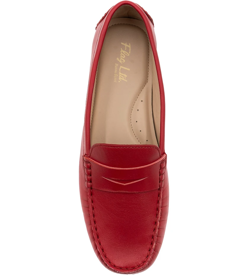 Flag LTD. Women's Morgan Leather Penny Loafers