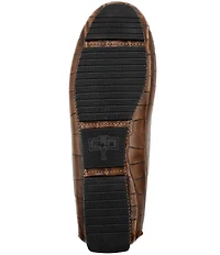 Flag LTD. Women's Morgan Croco Leather Penny Loafers