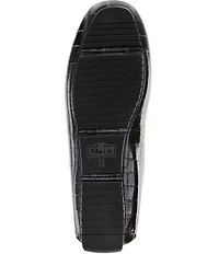 Flag LTD. Women's Morgan Croco Leather Penny Loafers