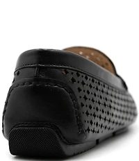 Flag LTD. Women's Morgan Leather Perforated Penny Loafers