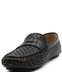 Flag LTD. Women's Morgan Leather Perforated Penny Loafers