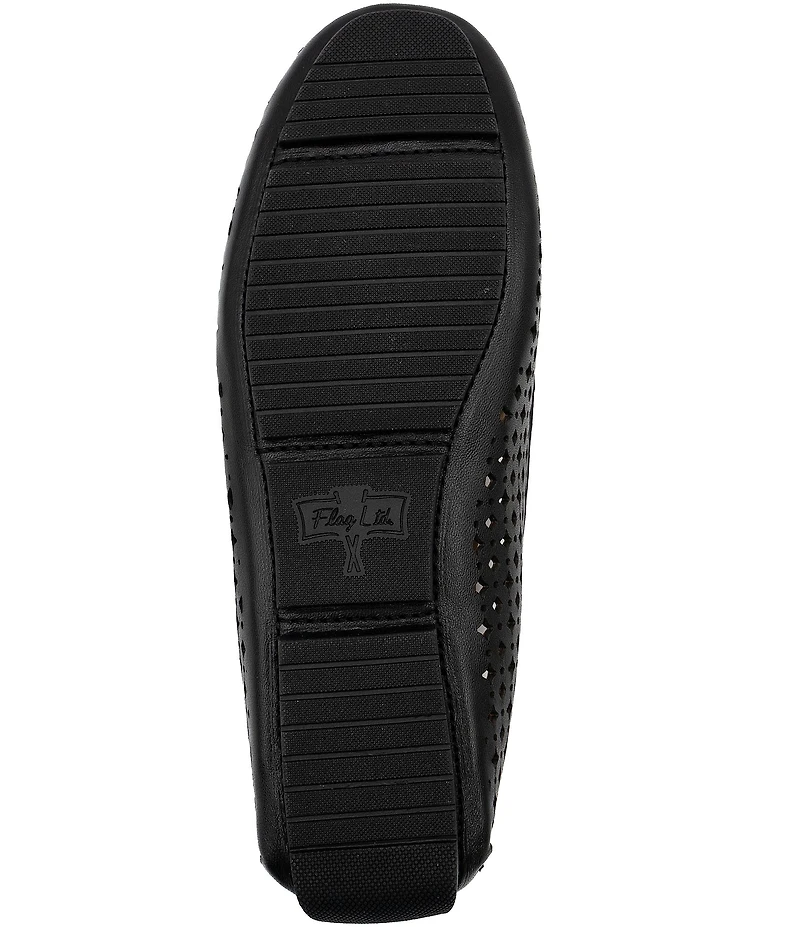 Flag LTD. Women's Morgan Leather Perforated Penny Loafers