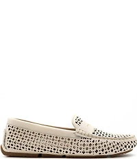 Flag LTD. Women's Morgan Leather Perforated Penny Loafers