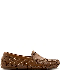 Flag LTD. Women's Morgan Leather Perforated Penny Loafers