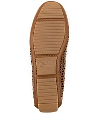 Flag LTD. Women's Morgan Leather Perforated Penny Loafers