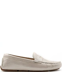 Flag LTD. Women's Morgan Leather Shimmer Penny Loafers