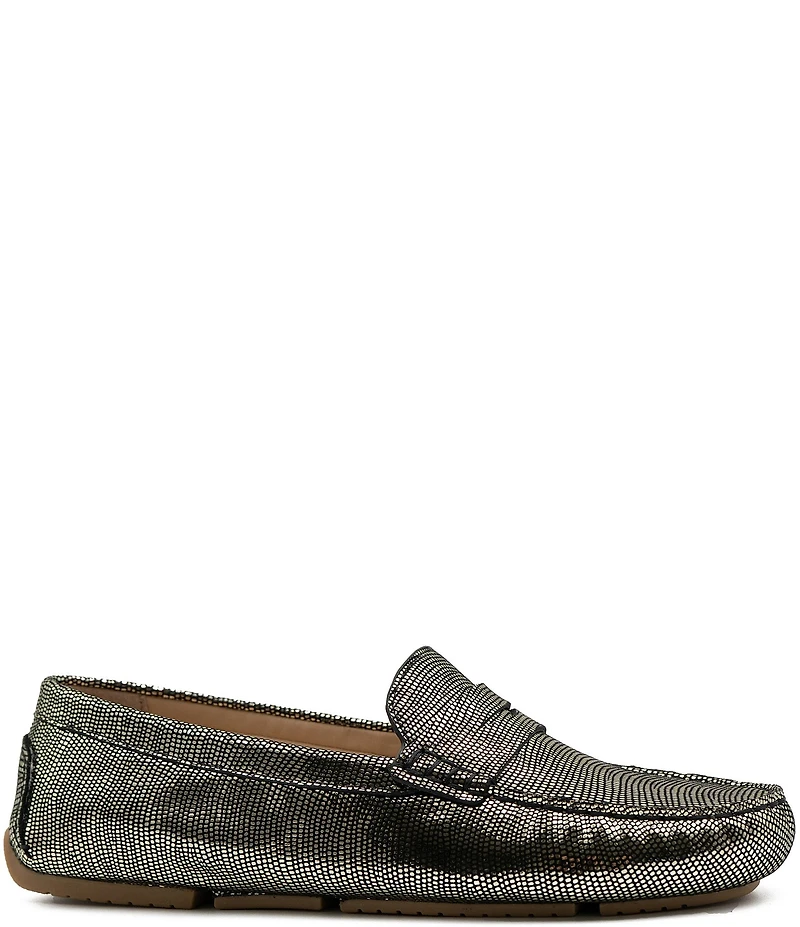 Flag LTD. Women's Morgan Lizard Penny Loafers