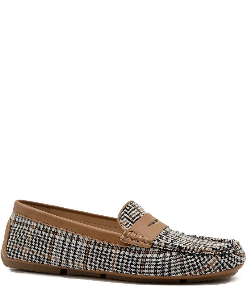 Flag LTD. Women's Morgan Houndstooth Penny Loafers