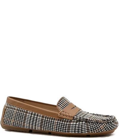 Flag LTD. Women's Morgan Houndstooth Penny Loafers