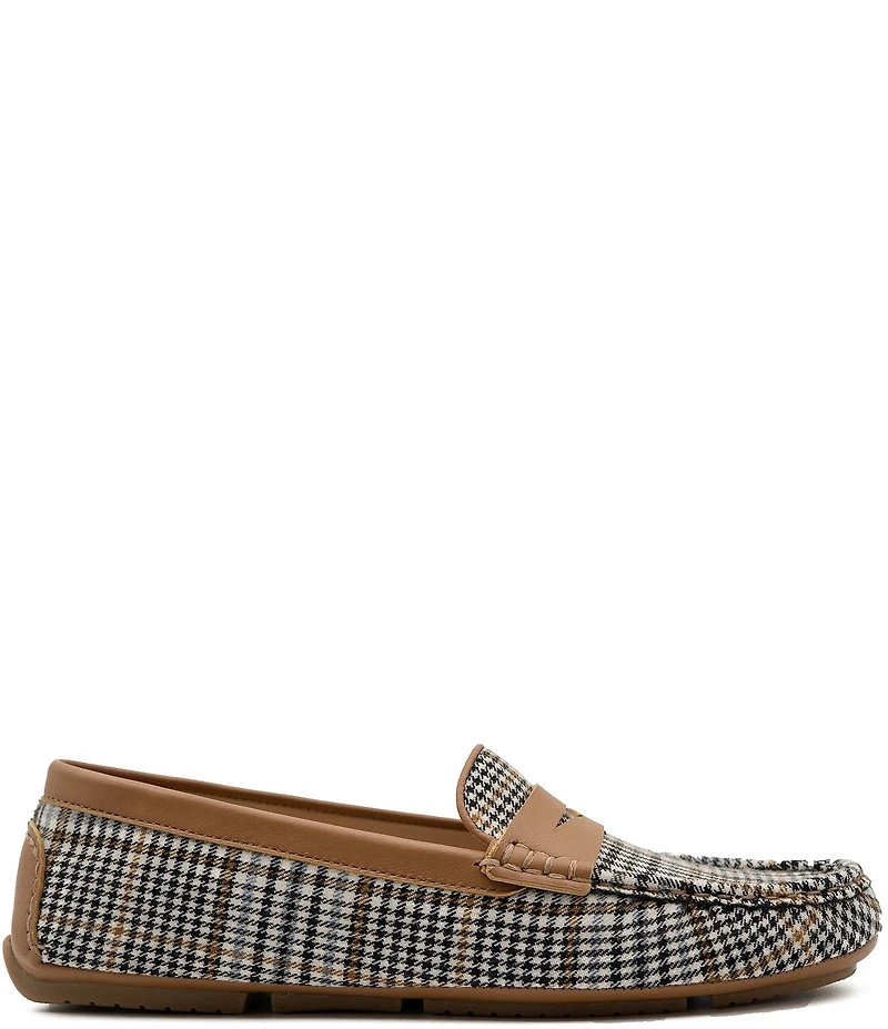 Flag LTD. Women's Morgan Houndstooth Penny Loafers