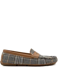 Flag LTD. Women's Morgan Houndstooth Penny Loafers