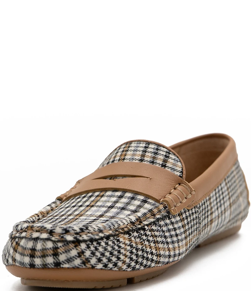 Flag LTD. Women's Morgan Houndstooth Penny Loafers