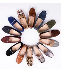 Flag LTD. Women's Morgan Houndstooth Penny Loafers