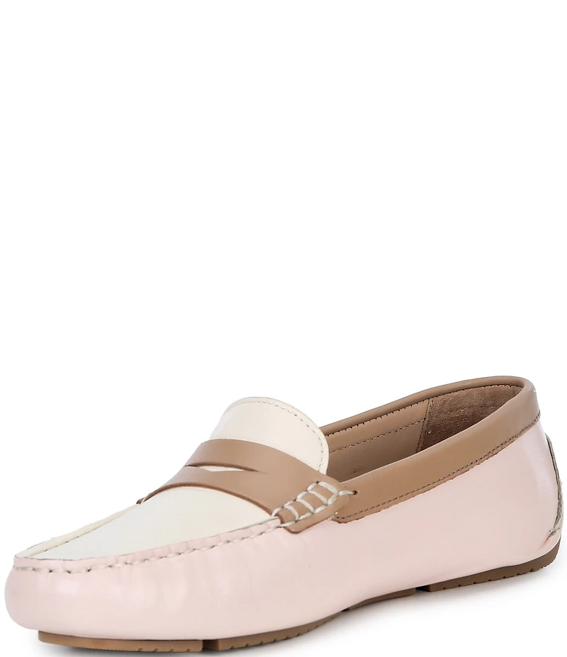Flag LTD. Women's Morgan Multi Leather Penny Loafers