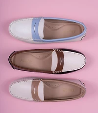 Flag LTD. Women's Morgan Multi Leather Penny Loafers