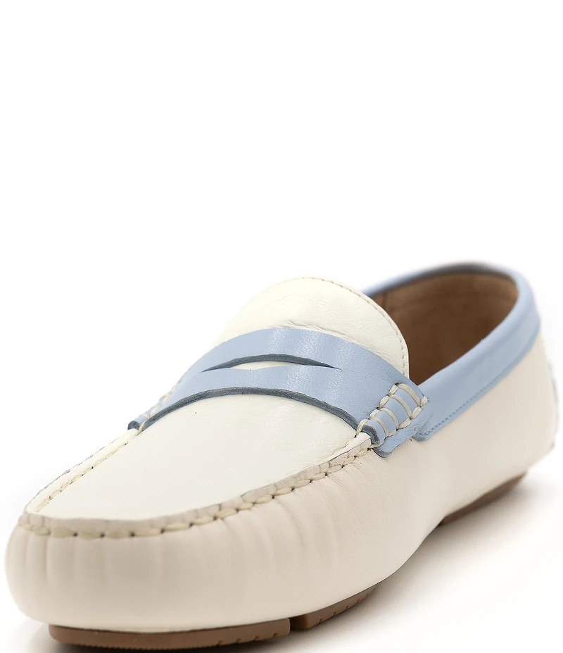 Flag LTD. Women's Morgan Multi Leather Penny Loafers