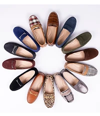 Flag LTD. Women's Morgan Plaid Bit Buckle Loafers