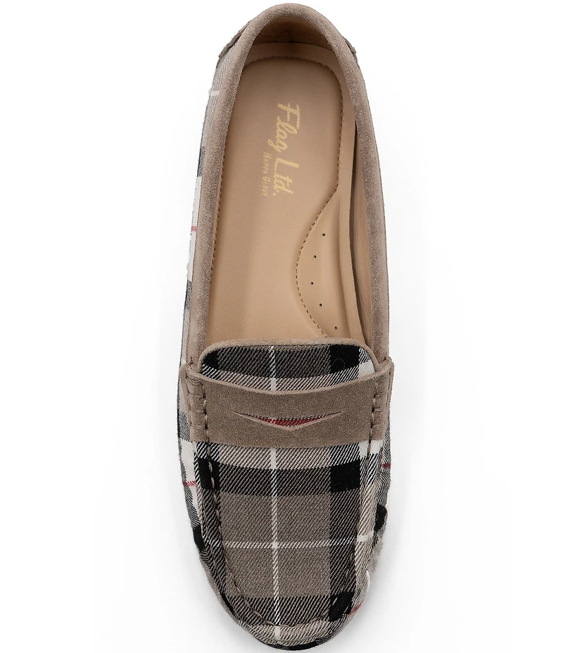 Flag LTD. Women's Morgan Plaid Penny Loafers