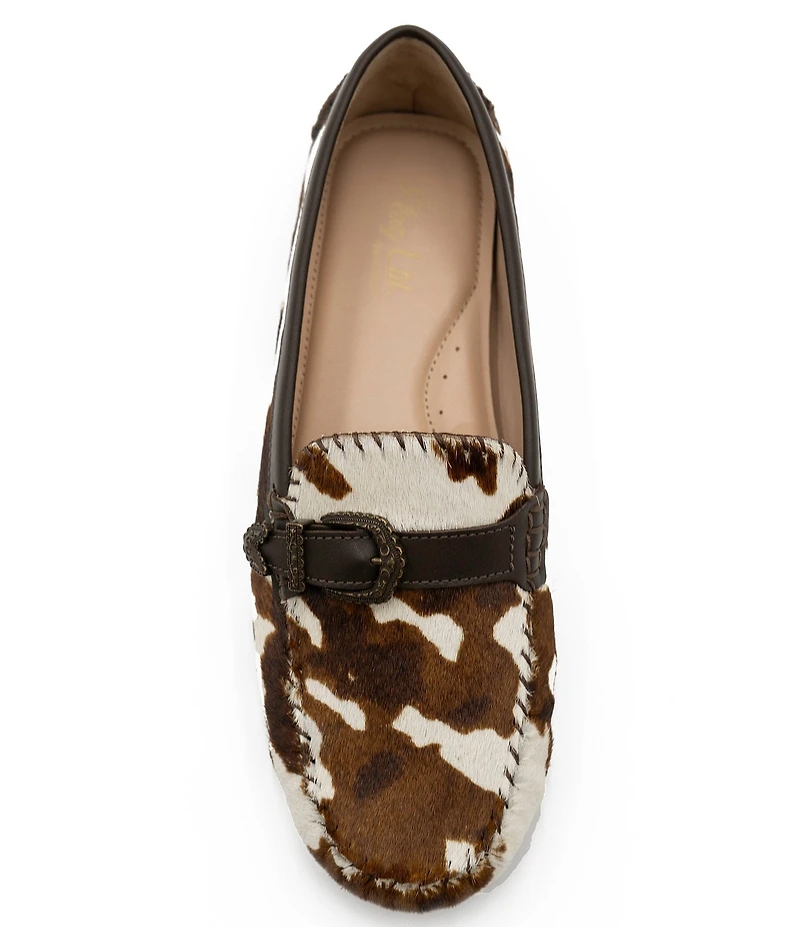Flag LTD. Women's Morgan Pony Calf Hair Penny Loafers