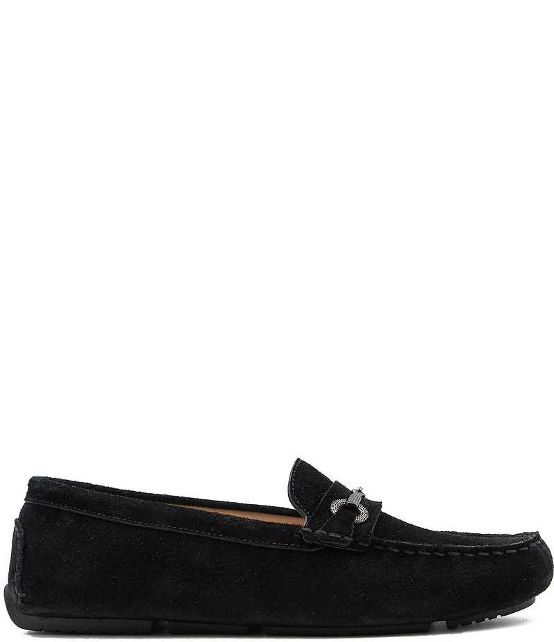 Flag LTD. Women's Morgan Suede Bit Buckle Loafers