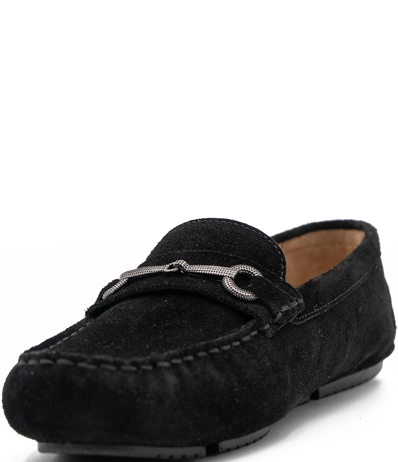 Flag LTD. Women's Morgan Suede Bit Buckle Loafers
