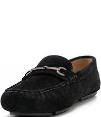 Flag LTD. Women's Morgan Suede Bit Buckle Loafers