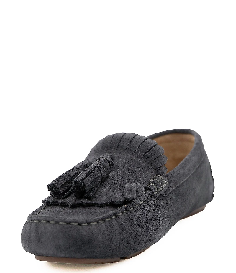 Flag LTD. Women's Morgan Suede Kiltie Tassel Loafers