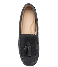Flag LTD. Women's Morgan Suede Kiltie Tassel Loafers
