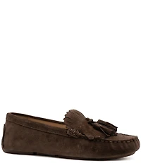 Flag LTD. Women's Morgan Suede Kiltie Tassel Loafers