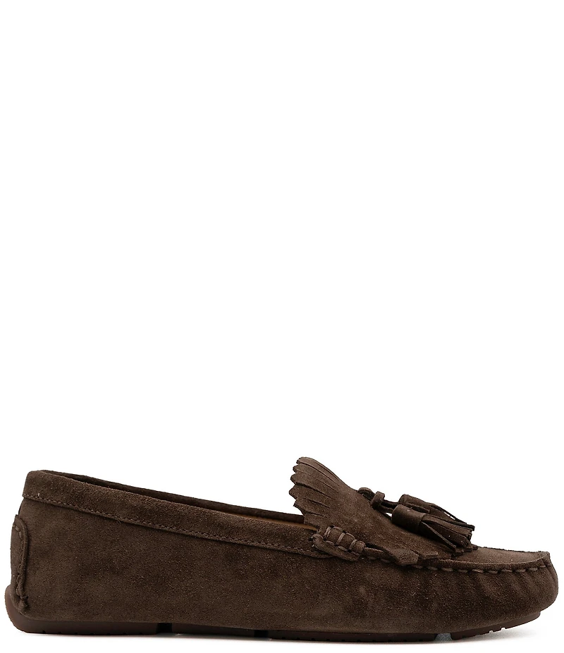 Flag LTD. Women's Morgan Suede Kiltie Tassel Loafers
