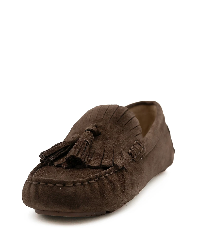 Flag LTD. Women's Morgan Suede Kiltie Tassel Loafers