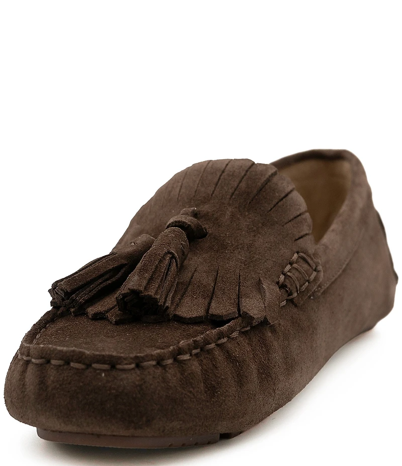 Flag LTD. Women's Morgan Suede Kiltie Tassel Loafers