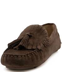 Flag LTD. Women's Morgan Suede Kiltie Tassel Loafers