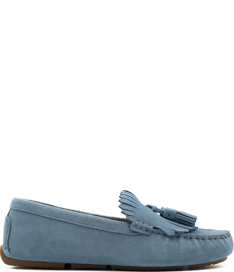 Flag LTD. Women's Morgan Suede Kiltie Tassel Loafers