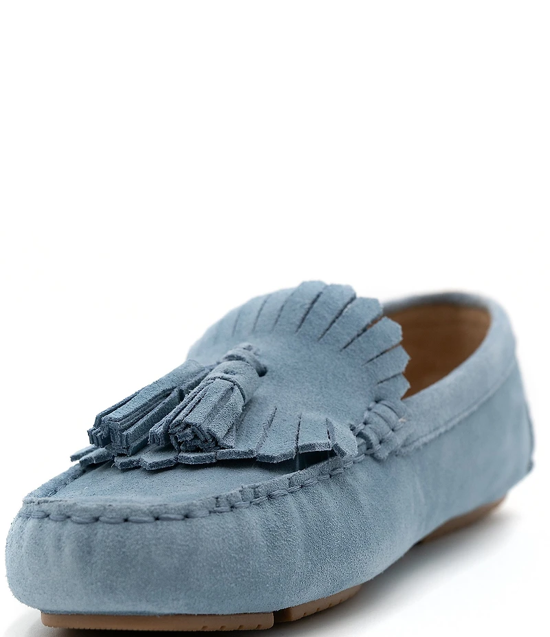 Flag LTD. Women's Morgan Suede Kiltie Tassel Loafers